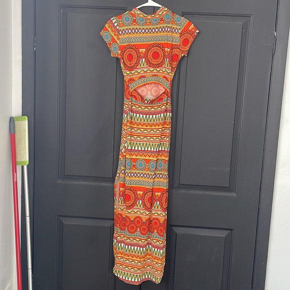 Maxi patterned dress - Picture 2 of 2